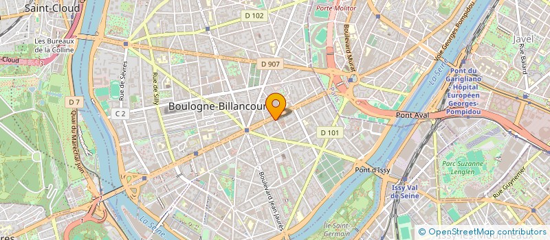 localisation de l'entreprise CSE ALTEN SIR à BOULOGNE BILLANCOURT