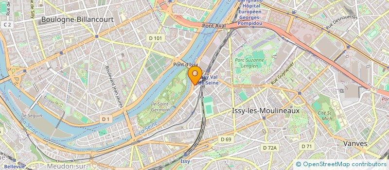 localisation de l'entreprise CSE ALTRAN IDF à ISSY-LES-MOULINEAUX