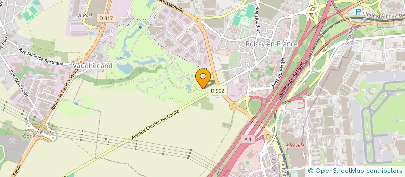 localisation de l'entreprise CSE APTIV FRANCE à ROISSY-EN-FRANCE