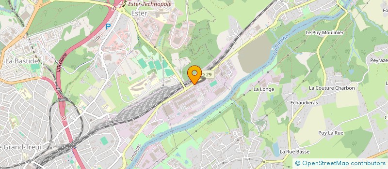 localisation de l'entreprise CSE ARQUUS LOMOGES à LIMOGES