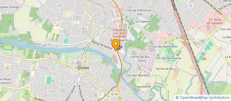 localisation de l'entreprise CSE AUCHAN OLIVET VAL DE LOIRE à OLIVET