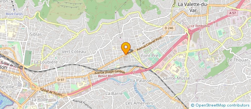 localisation de l'entreprise CSE AVEFETH ESPERANCE-VAR à TOULON