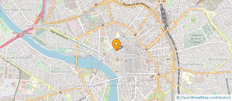 localisation de l'entreprise CSE BANQUE DE FRANCE OCCITANIE à TOULOUSE