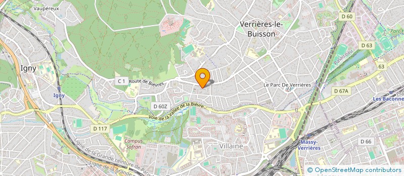 localisation de l'entreprise CSE BOLLORE LOGISTICS LE HAVRE  VERRIERES-LE-BUISSON