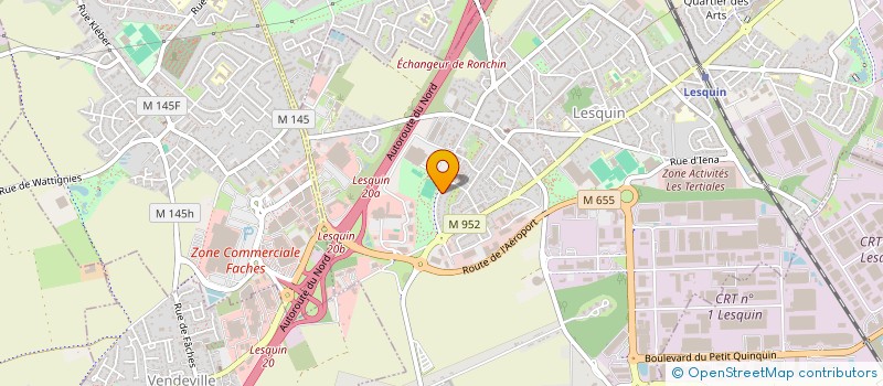 localisation de l'entreprise CSE BOULANGER LE HUB à LESQUIN