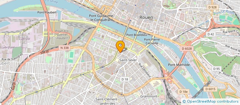 localisation de l'entreprise CSE BSCC NORMANDIE à ROUEN