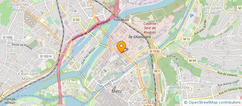 localisation de l'entreprise CSE CAF MOSELLE  METZ