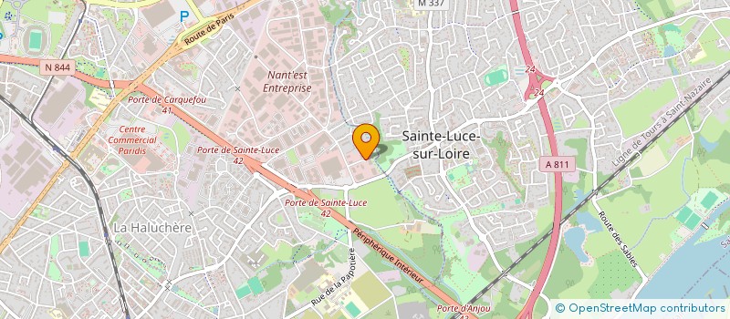 localisation de l'entreprise CSE CDC HABITAT GRAND OUEST  NANTES