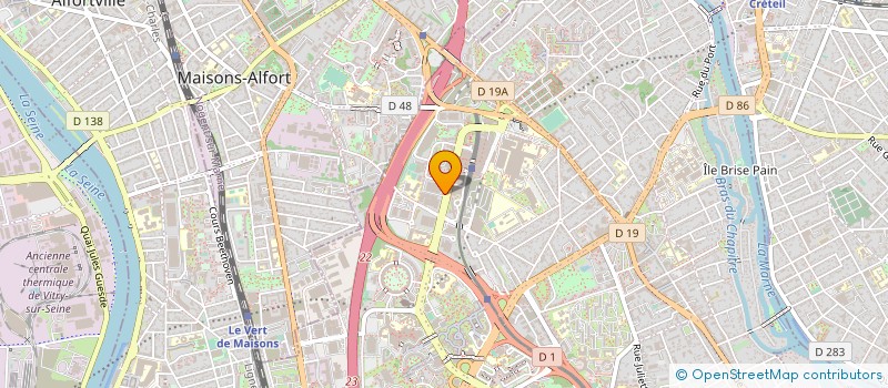 localisation de l'entreprise CSE CPAM 94 à CRETEIL