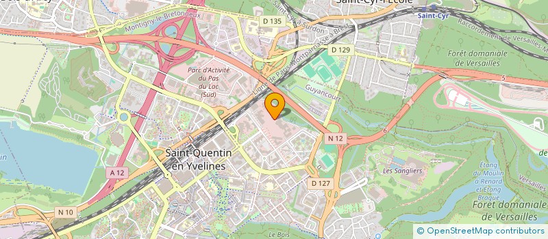 localisation de l'entreprise CSE CREDIT AGRICOLE PAYMENT SERVICES  GUYANCOURT