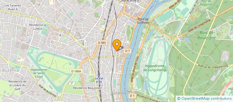 localisation de l'entreprise CSE DASSAULT AVIATION SAINT CLOUD à SURESNES