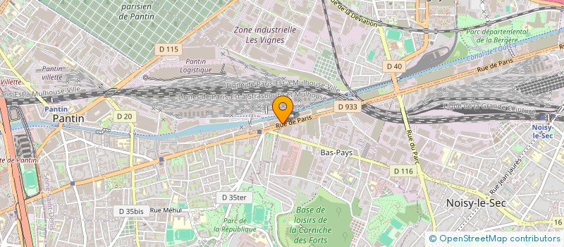 localisation de l'entreprise CSE DE L ECHELON CENTRAL MSA à BOBIGNY