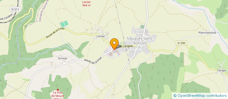 localisation de l'entreprise CSE DE L'UES SOFIPEM  SIAUGUES-SAINTE-MARIE