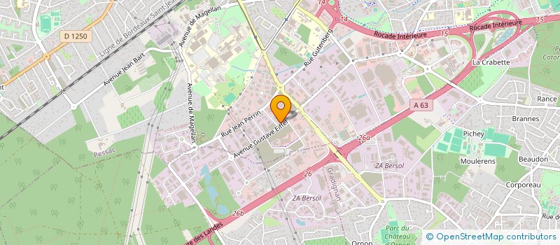 localisation de l'entreprise CSE DE TREEFROG THERAPEUTICS  PESSAC