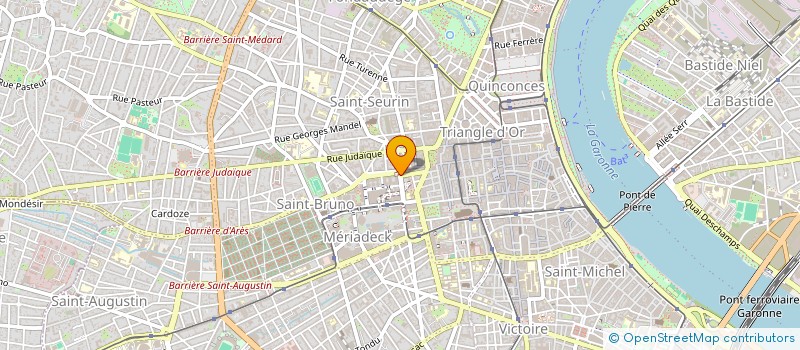 localisation de l'entreprise CSE DIRECTION ORANGE GRAND SUD OUEST à BORDEAUX