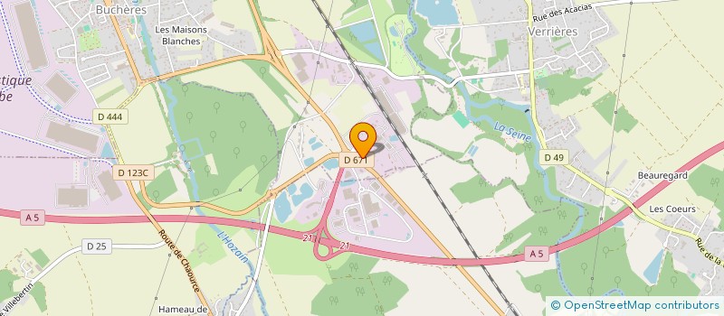 localisation de l'entreprise CSE DISLAUB  BUCHERES