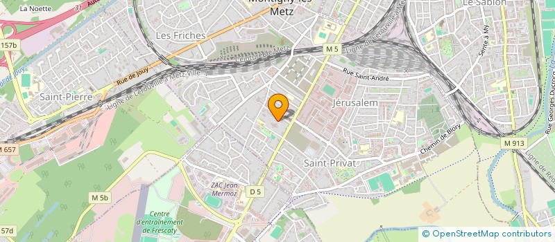 localisation de l'entreprise CSE DR EST DCT EST  MONTIGNY-LES-METZ