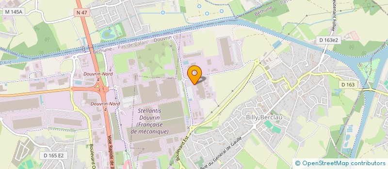 localisation de l'entreprise CSE DRAKA COMTEQ FRANCE  BILLY-BERCLAU