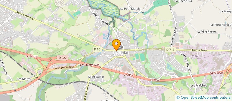 localisation de l'entreprise CSE DU GCSMS APAJH22-29-35  YFFINIAC