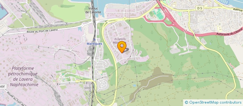 localisation de l'entreprise CSE EKIUM  MARTIGUES