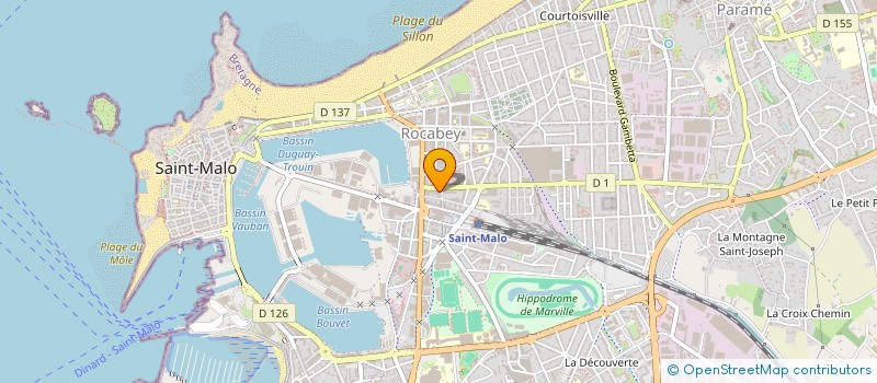 localisation de l'entreprise CSE EMERAUDE HABITATION  SAINT-MALO