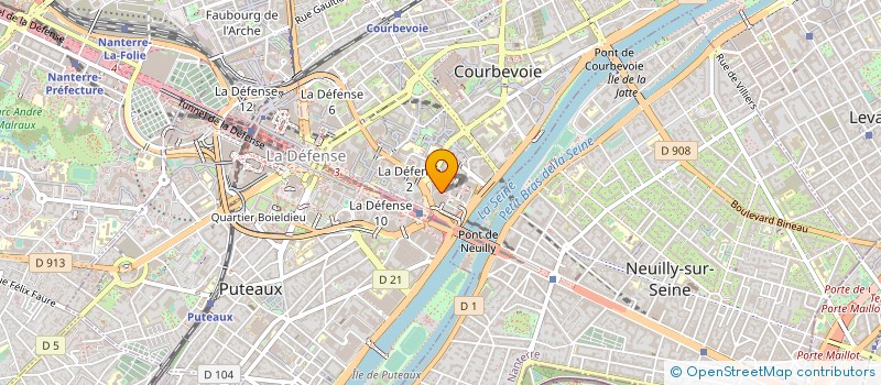 localisation de l'entreprise CSE EULER HERMES FRANCE à COURBEVOIE
