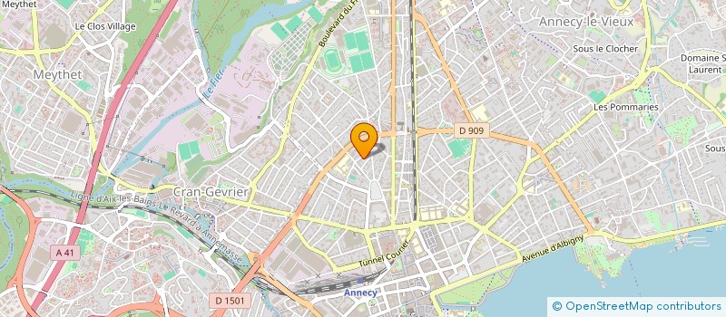 localisation de l'entreprise CSE GAIA  ANNECY