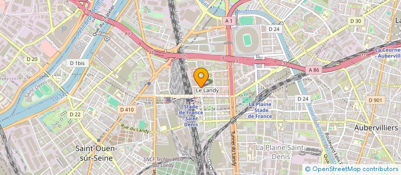 localisation de l'entreprise CSE GENERLI DSO  SAINT-DENIS