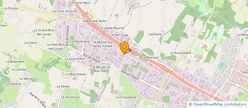 localisation de l'entreprise CSE GEORGES RENAULT  SAINT-HERBLAIN