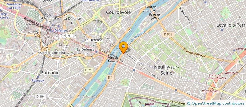 localisation de l'entreprise CSE HENNER à NEUILLY-SUR-SEINE