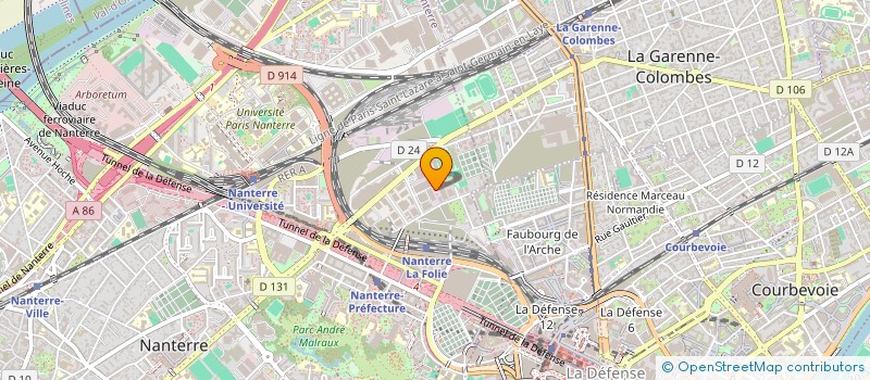 localisation de l'entreprise CSE HOLDING SARL à NANTERRE