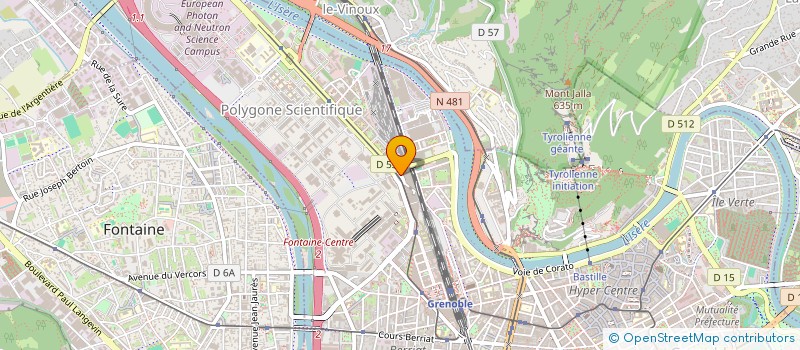 localisation de l'entreprise CSE HP FRANCE SAS  GRENOBLE