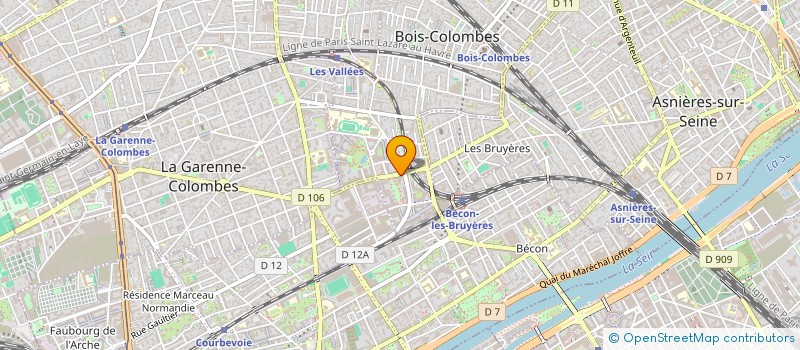 localisation de l'entreprise CSE IBM FRANCE FINANCEMENT à BOIS-COLOMBES