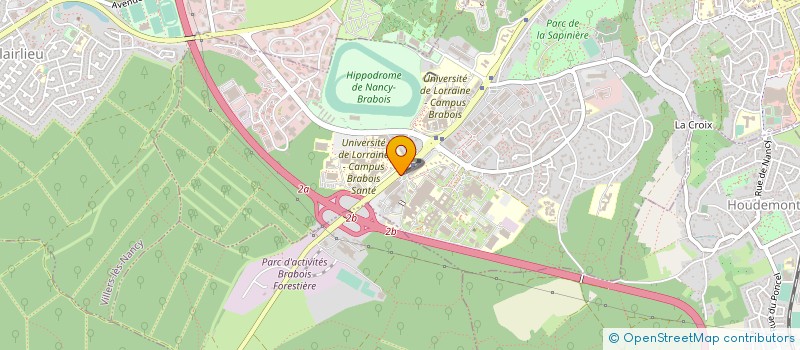 localisation de l'entreprise CSE INSTITUT DE CANCEROLOGIE DE LORRAINE  VANDUVRE-LES-NANCY