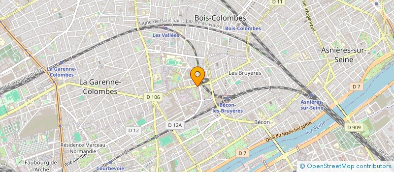 localisation de l'entreprise CSE KYNDRYL à BOIS-COLOMBES