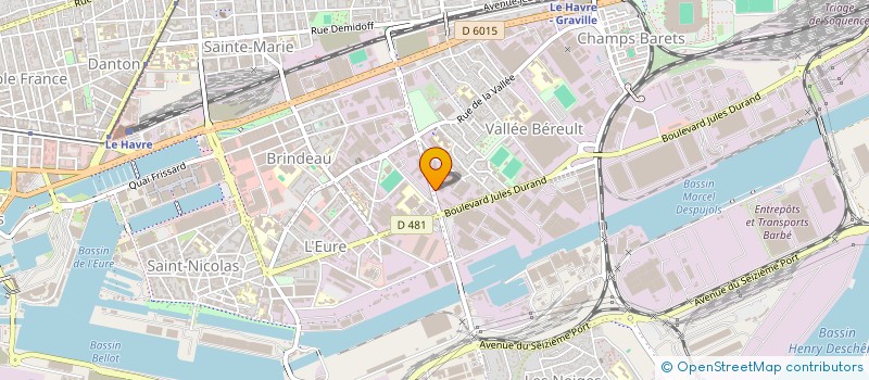 localisation de l'entreprise CSE MARY AUTOMOBILES  LE HAVRE