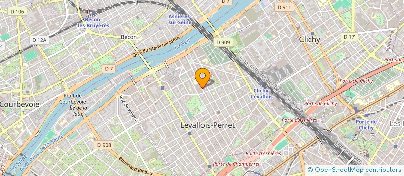 localisation de l'entreprise CSE MEDIAMETRIE à LEVALLOIS-PERRET