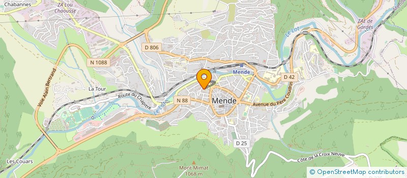 localisation de l'entreprise CSE MSA DU LANGUEDOC  MENDE