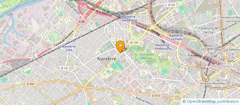 localisation de l'entreprise CSE NANTERRE COOP HABITAT  NANTERRE