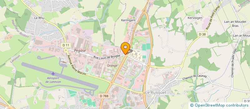 localisation de l'entreprise CSE NOKIA NETWORKS FRANCE - LANNION à LANNION
