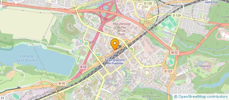 localisation de l'entreprise CSE ORANO NPS  MONTIGNY-LE-BRETONNEUX