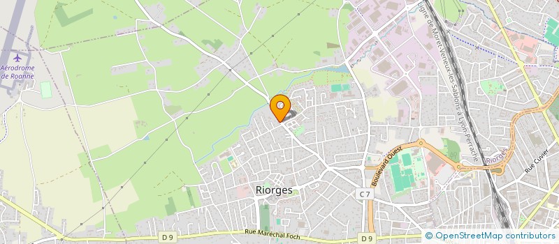 localisation de l'entreprise CSE ORFICO à RIORGES