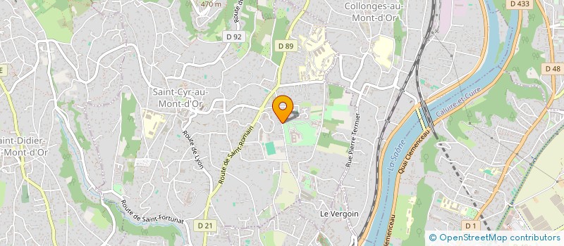 localisation de l'entreprise CSE PADOM ARA-3  SAINT-CYR-AU-MONT-D'OR