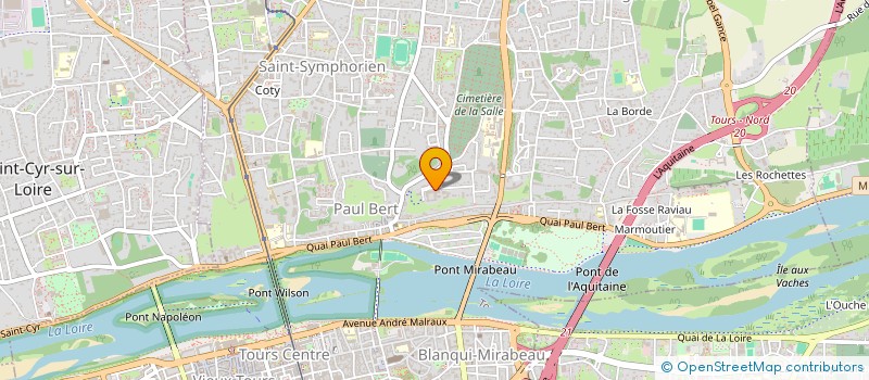 localisation de l'entreprise CSE PADOM CVDL DE LA CRF  TOURS