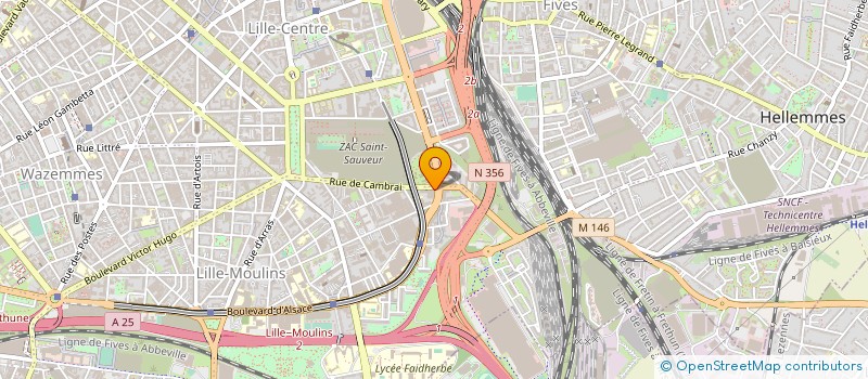 localisation de l'entreprise CSE PARTENORD HABITAT à LILLE