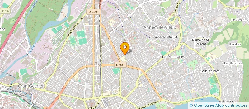 localisation de l'entreprise CSE PFEIFFER VACUUM  ANNECY