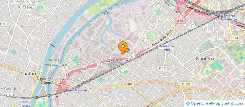 localisation de l'entreprise CSE POINT P IDF (ILE DE FRANCE)  NANTERRE