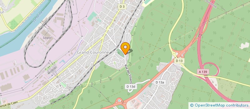 localisation de l'entreprise CSE S.A.P.N.  GRAND-COURONNE