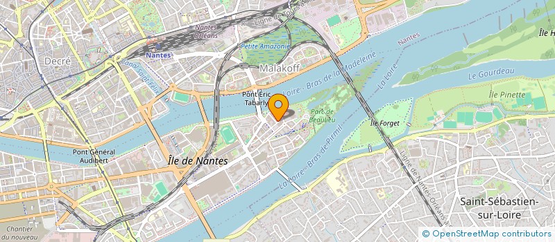 localisation de l'entreprise CSE SAFERAIL à NANTES