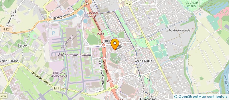 localisation de l'entreprise CSE SAFRAN ENGINEERING  BLAGNAC